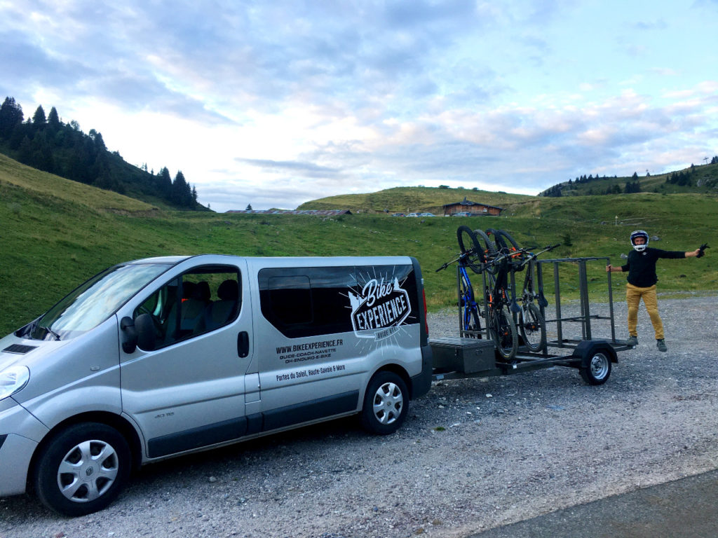 Navette VTT shuttle MTB Haute-Savoie